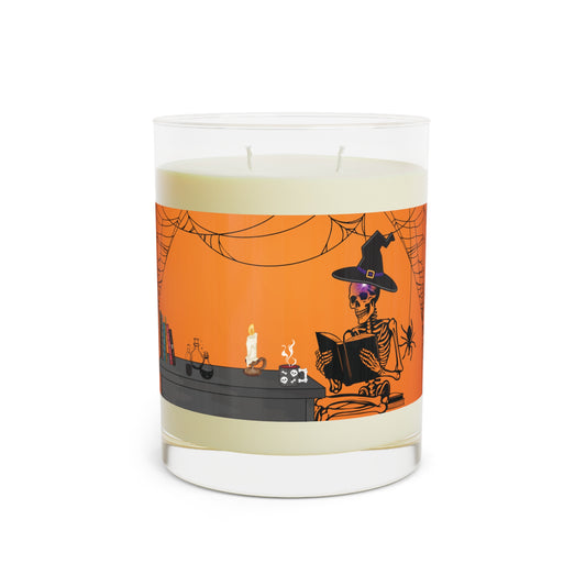 Scented Candle - Halloween Skeleton Design