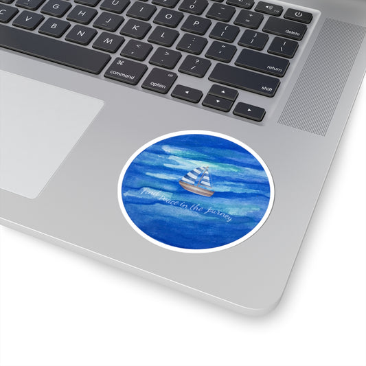 Find Peace in Journey - Sticker