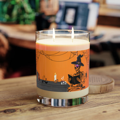 Scented Candle - Halloween Skeleton Design